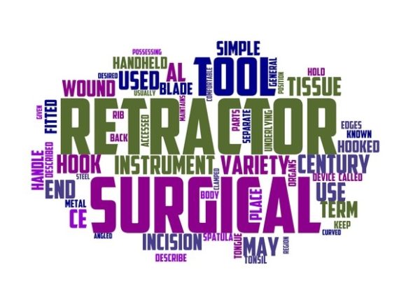 Retractor Typography Sticker: Hand-Drawn Wordcloud Art