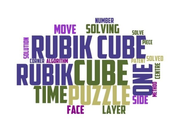 Rubik’s Cube with Feet Typography Sticker: A Vibrant, Hand-Drawn Word Cloud for Creative Expression