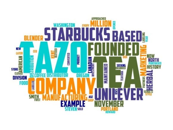 Tea Blender Typography Sticker